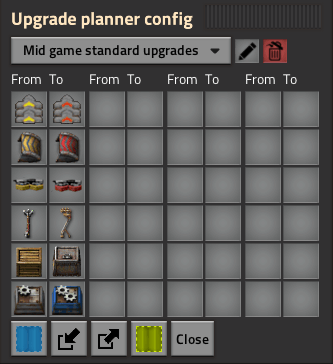 Upgrade Planner main window